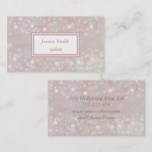 専門的エレガントグリッター《写真》ぼけ味 名刺 (正面/裏面)