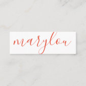 専門的スタイリッシュに |シグネチャシリーズ スキニー名刺 (正面)