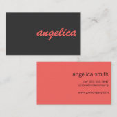 専門的スタイリッシュに 名刺 (正面/裏面)