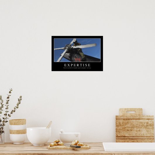 専門知識：感動的引用文 ポスター (キッチン)