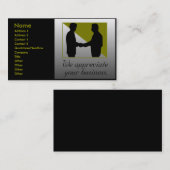 専門職業的業務の名刺 名刺 (正面/裏面)