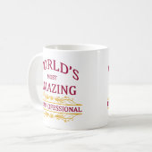 専門職補助員 コーヒーマグカップ (正面左)