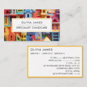 専門育児ベビーシッターNANNY 気にDay 名刺 (正面/裏面)