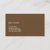 専門養蜂家の蜂蜜の蜂 名刺 (裏面)