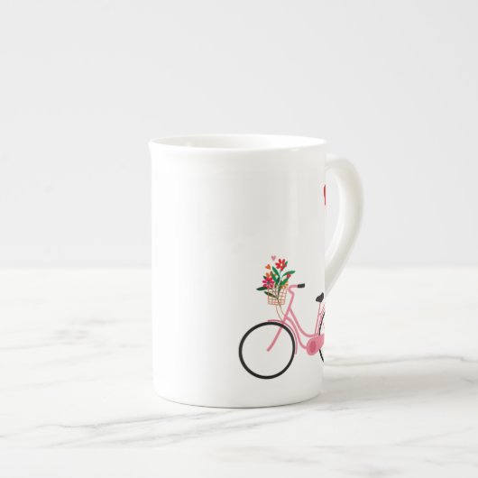 専門 – 結婚の記念日 ボーンチャイナマグカップ (正面右)