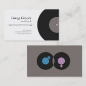 専門DJの名刺 名刺 (正面/裏面)