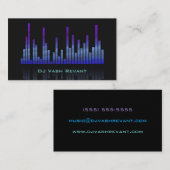 専門DJ音楽平衡装置 名刺 (正面/裏面)