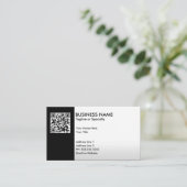 専門QRコード 名刺 (スタンド正面)