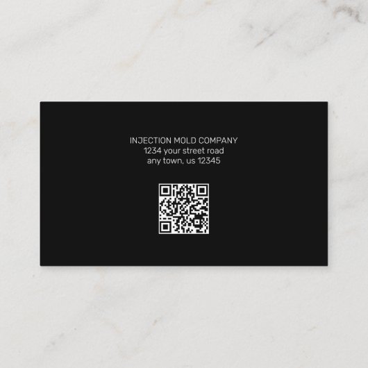 射出成形機 名刺 (裏面)