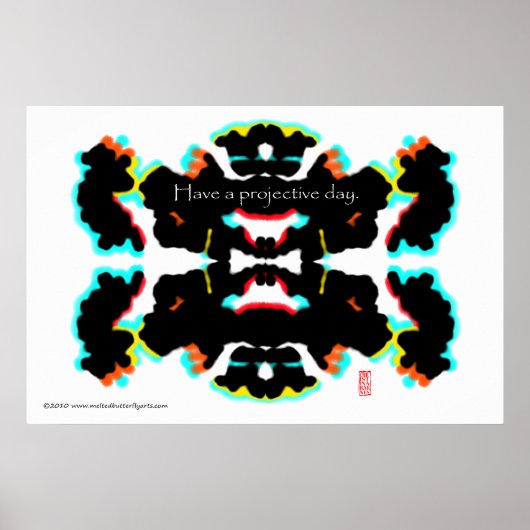 射影日を持つ。-プリント ポスター (正面)