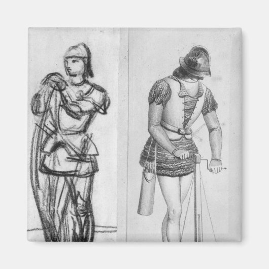 射手と石弓兵 マグネット (正面)