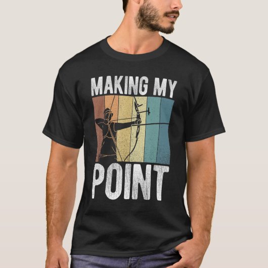 射手のためのアーチェリー43 Tシャツ (正面)