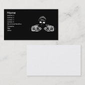 射手のプロフィールカード 名刺 (正面/裏面)