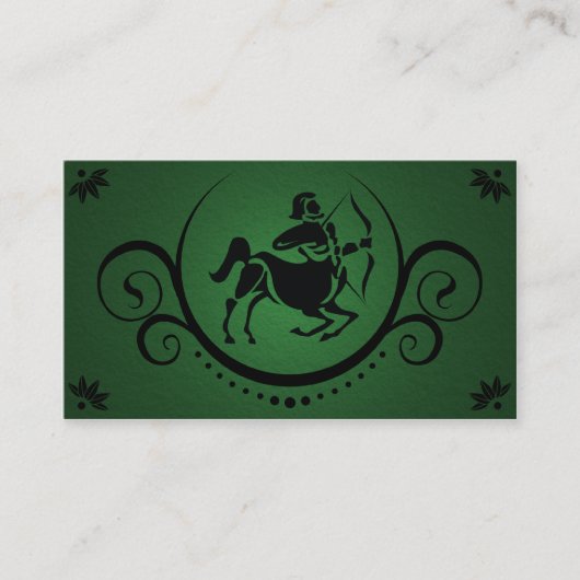 射手の洗練 名刺 (正面)