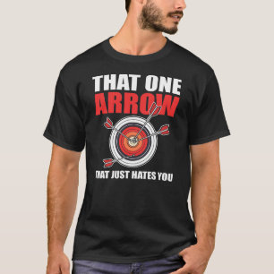 射手を嫌う矢一本 Tシャツ