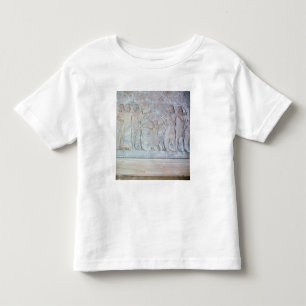 射手を描写するレリーフ、浮き彫り トドラーTシャツ