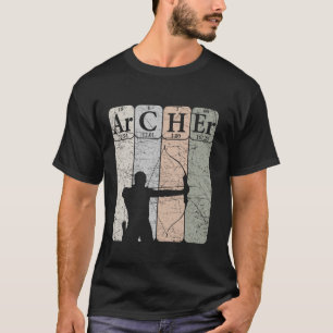 射手周期表要素弓矢狩り弓矢 Tシャツ