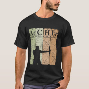 射手周期表要素弓矢狩り弓矢 Tシャツ