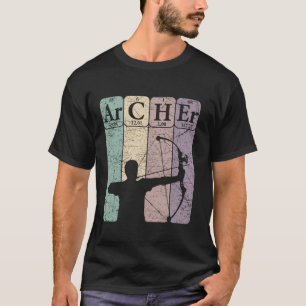 射手周期表要素弓矢狩り弓矢 Tシャツ
