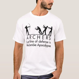 射手対ゾンビ Tシャツ