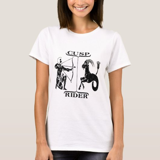 射手座か山羊座 Tシャツ (正面)