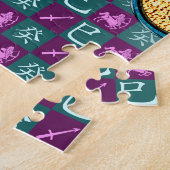 射手座と巳 ジグソーパズル (側面)