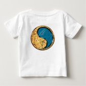 射手座と水のネズミ ベビーTシャツ (裏面)