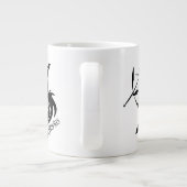 射手座のシンボルとサイン ジャンボコーヒーマグカップ (裏面)