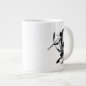 射手座のシンボルとサイン ジャンボコーヒーマグカップ (正面右)