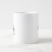 射手座のシンボルとサイン ジャンボコーヒーマグカップ (正面)