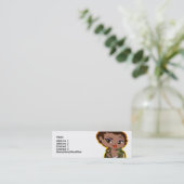 射手座のプロフィールカード スキニー名刺 (スタンド正面)