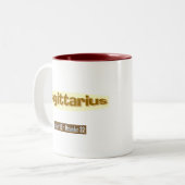 射手座のマグ ツートーンマグカップ (正面左)