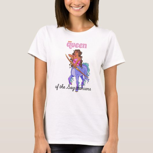射手座の女王 Tシャツ (正面)