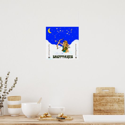 射手座の少女 ポスター (キッチン)