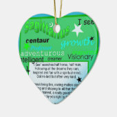 射手座の挨拶 セラミックオーナメント (左)