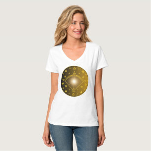 射手座の星座エンブレム シンプルな天体シンボル Tシャツ
