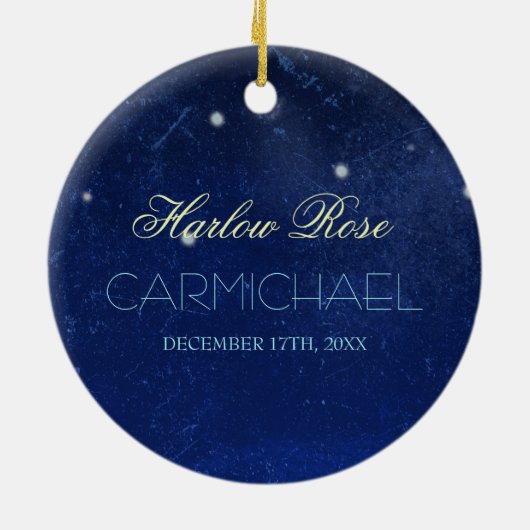 射手座の星座|の名前をカスタムする セラミックオーナメント (裏面)