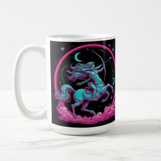 射手座の星座 コーヒーマグカップ (左)