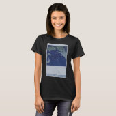 射手座の星座 ビンテージの占星術デザイン Tシャツ (正面フル)