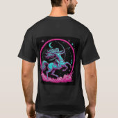 射手座の星座 Tシャツ (裏面)