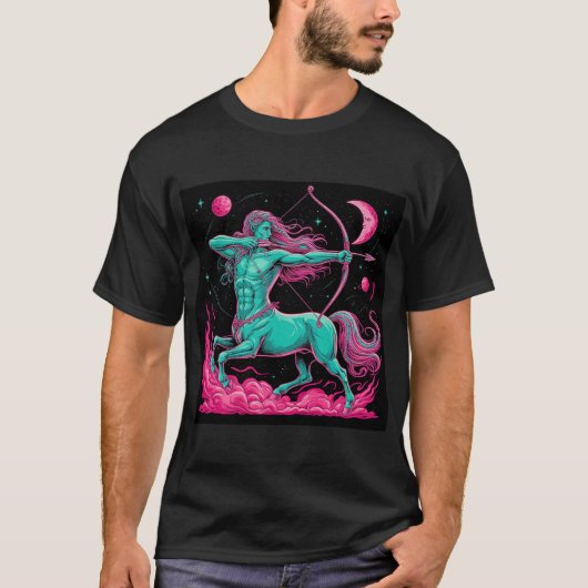 射手座の星座 Tシャツ (正面)