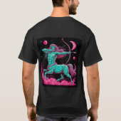 射手座の星座 Tシャツ (裏面)