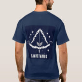 射手座の星座 Tシャツ (裏面)