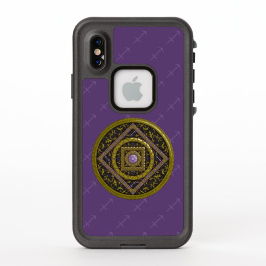 射手座の曼荼羅 Lifeproofケース LifeProof iPhoneケース (裏面)