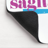 射手座の紫色 マウスパッド (コーナー)