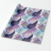 射手座の(占星術の)十二宮図の水彩画の抽象芸術のギフト用包装紙 ラッピングペーパー (アンロールド)