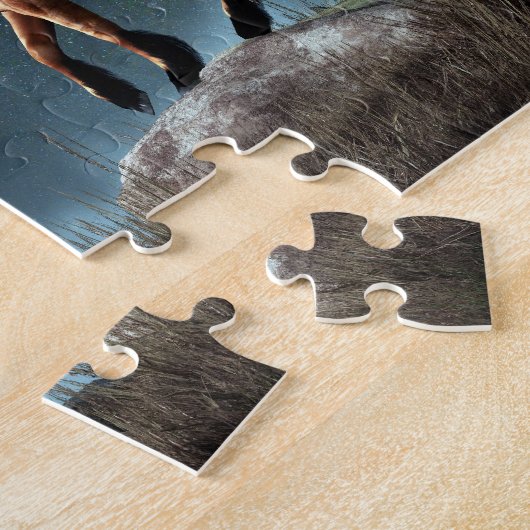 射手座の(占星術の)十二宮図の記号 ジグソーパズル (側面)