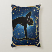 射手座の〔占星術の〕十二宮図 アクセントクッション (正面(垂直))