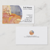 射手座の(占星術の)十二宮図 名刺 (正面/裏面)