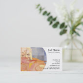 射手座の(占星術の)十二宮図 名刺 (スタンド正面)